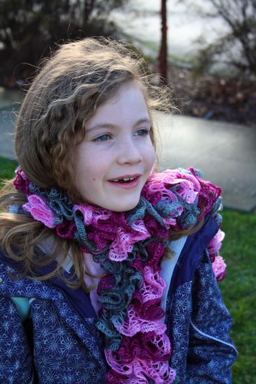 Caitlyn and a new scarf