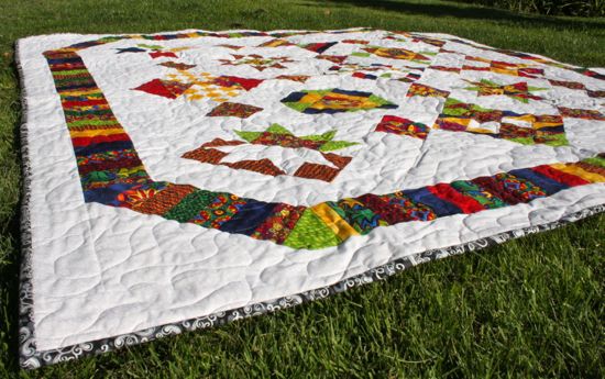 finished Blogger's BOM quilt