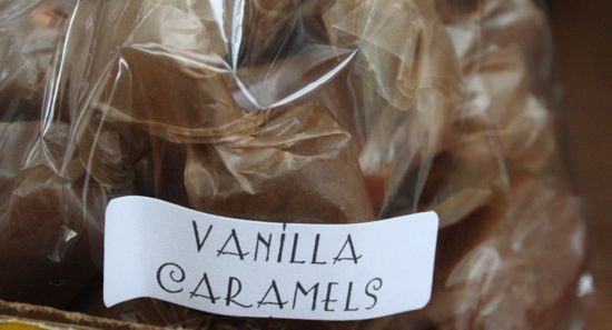 Vanilla caramels