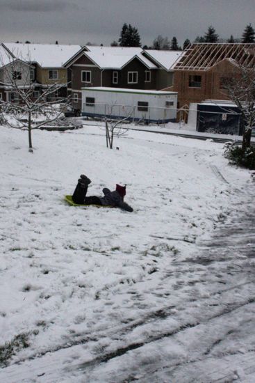 sledding efforts