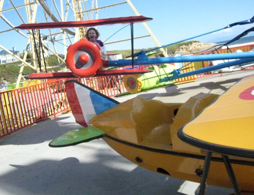 Caitlyn at the Santa Cruz Beach Boardwalk