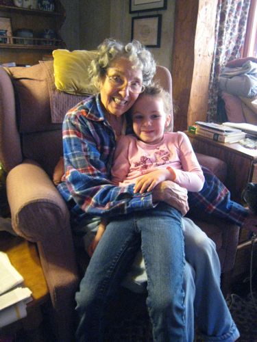Caitlyn with Great Grandma