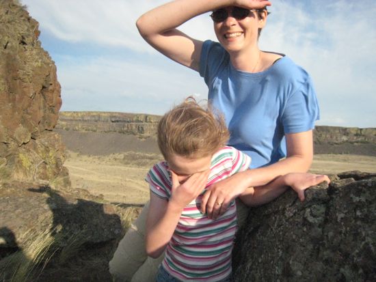 atop Umatilla Rock/Dry Falls State Park