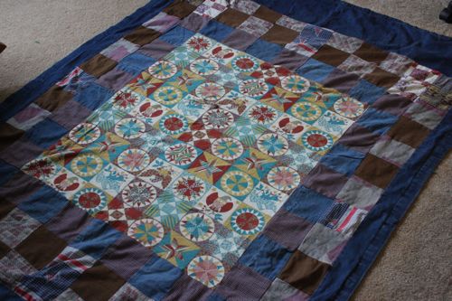 quilt repair -before