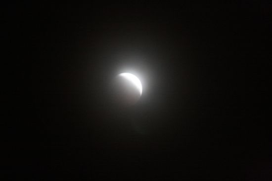 lunar eclipse from Washington, December 2010