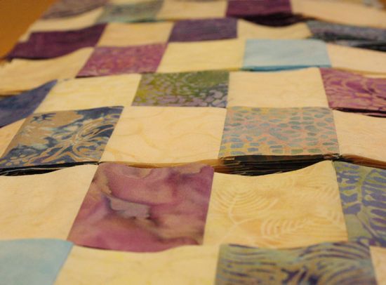 quilt along progress