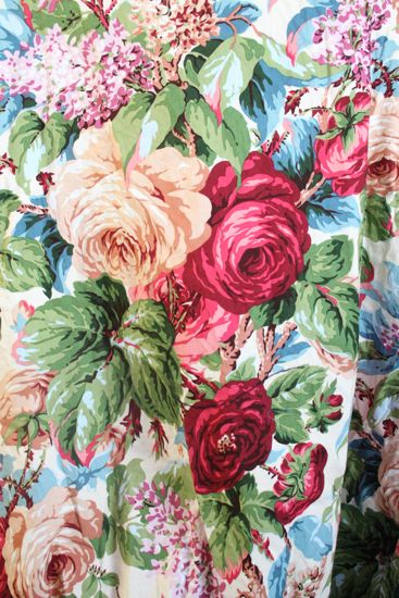 roses on fabric