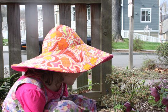 Caitlyn's new sunhat