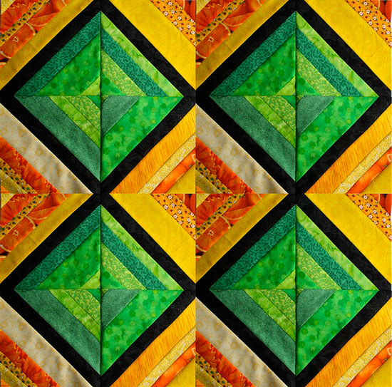 string quilt mock up