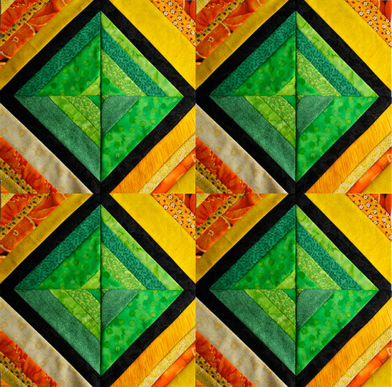 string quilt mock up